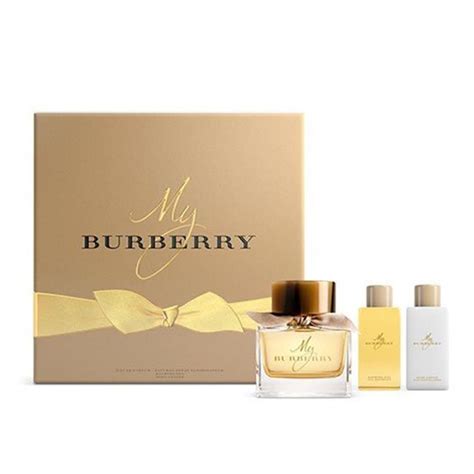 my burberry perfume gift set.